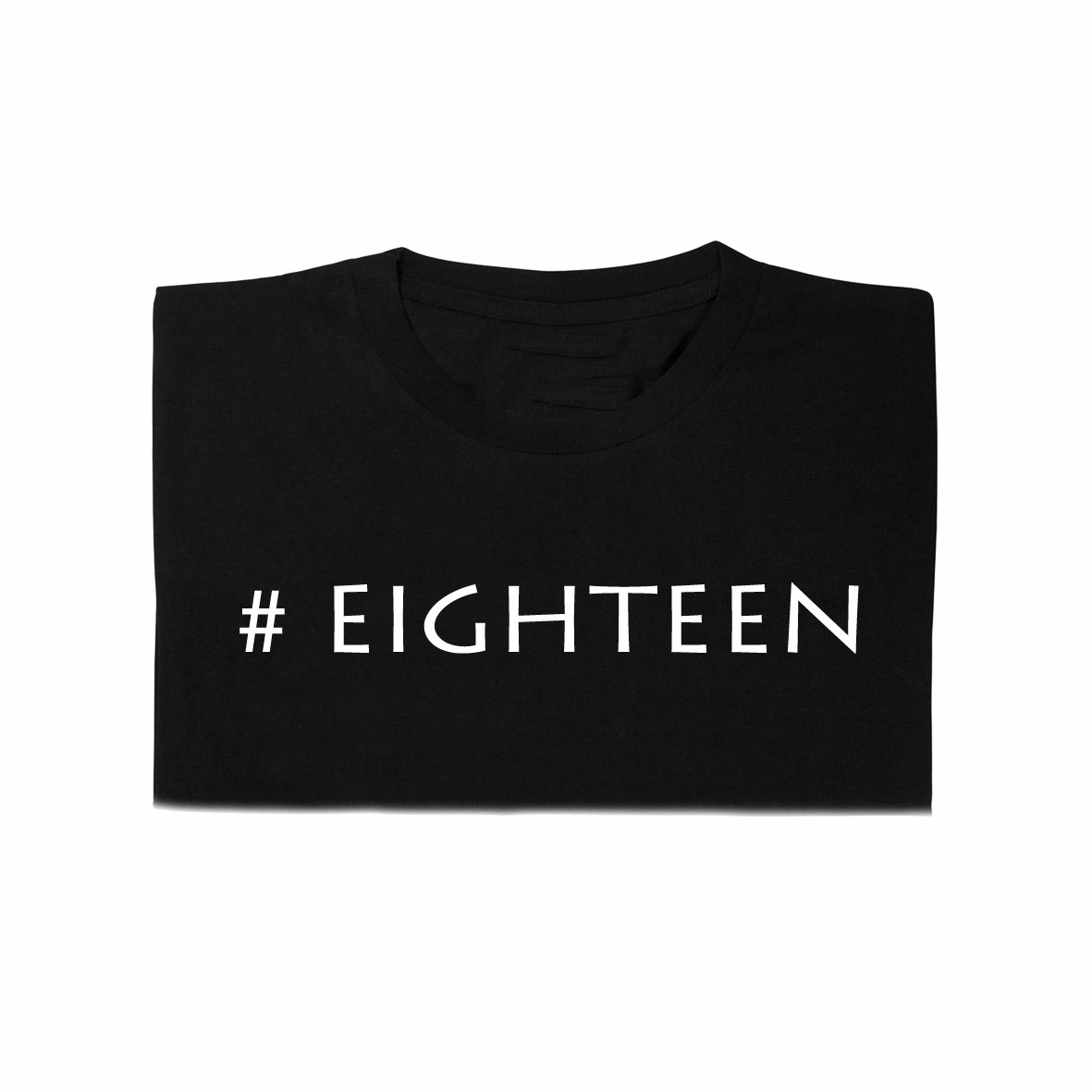 3 t shirt nera__#EIGHTEEN