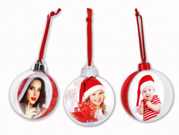 FOTO SU PALLA DI NATALE