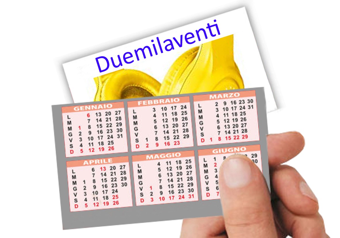 calendario tascabile