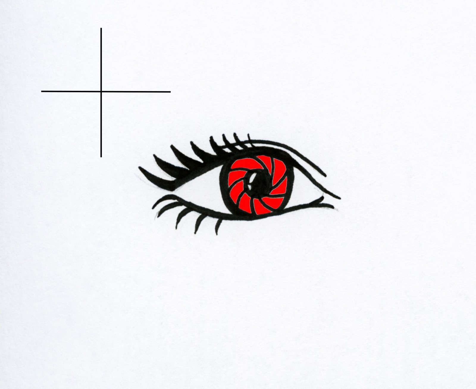 occhio rosso