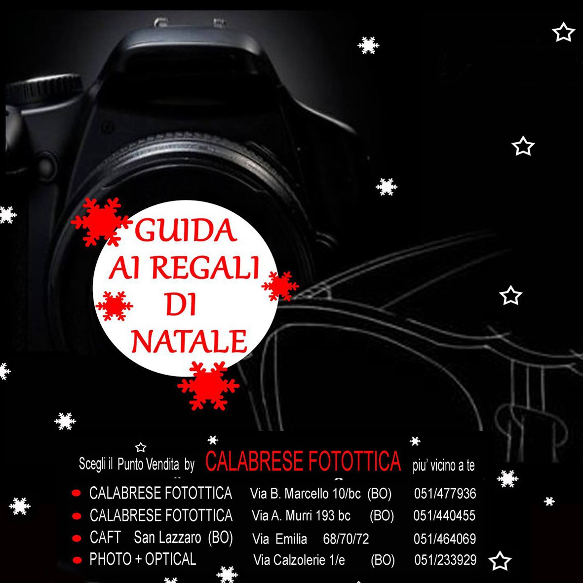 CALABRESE FOTOTTICA GROUP INFORMA: Novità idee regalo Natale 2019 a Bologna personalizzate ed originali