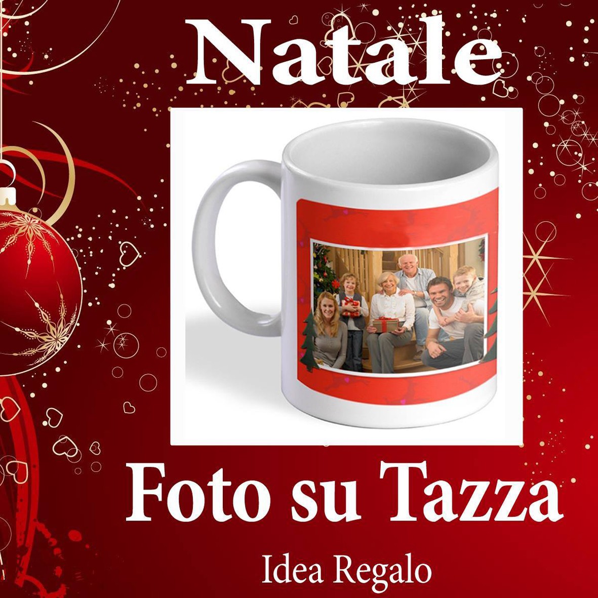 NATALE 2019 CALABRESE FOTOTTICA GROUP INFORMA : La tua foto su tazza personalizzata in poche ore.