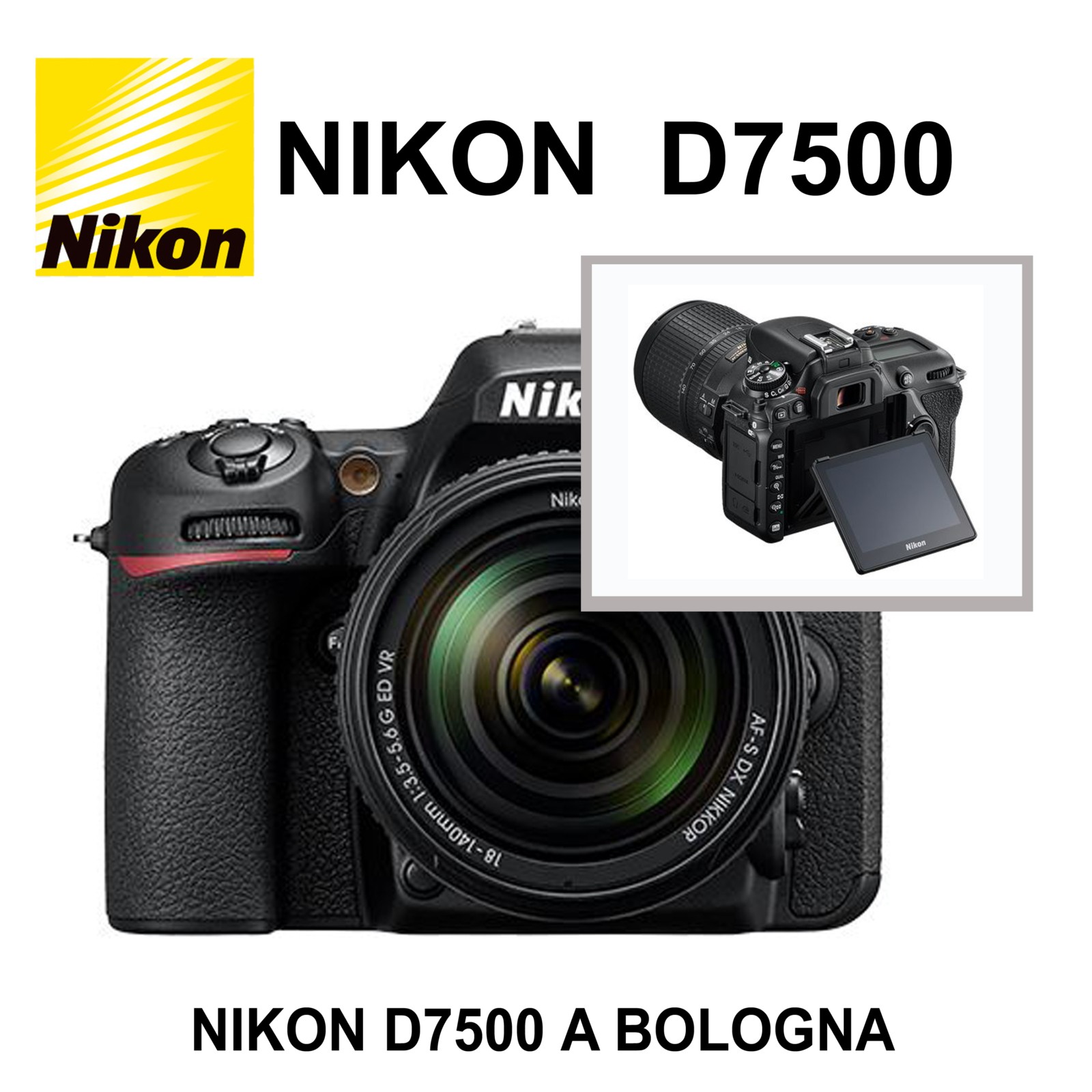 NIKON D7500 FOTOCAMERA DIGITALE REFLEX A BOLOGNA