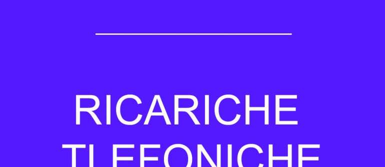 Calabrese Fotottica offre il servizio di ricariche telefoniche. Negozio aperto a Bologna.