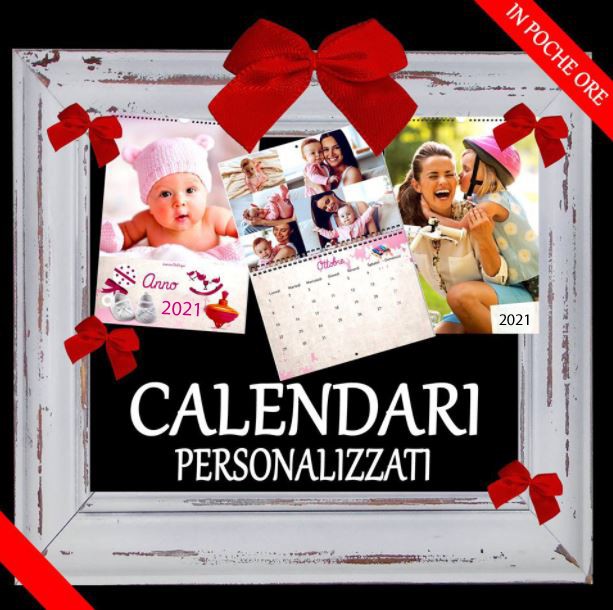 CALENDARI 2021 CON FOTO PERSONALIZZATI A BOLOGNA