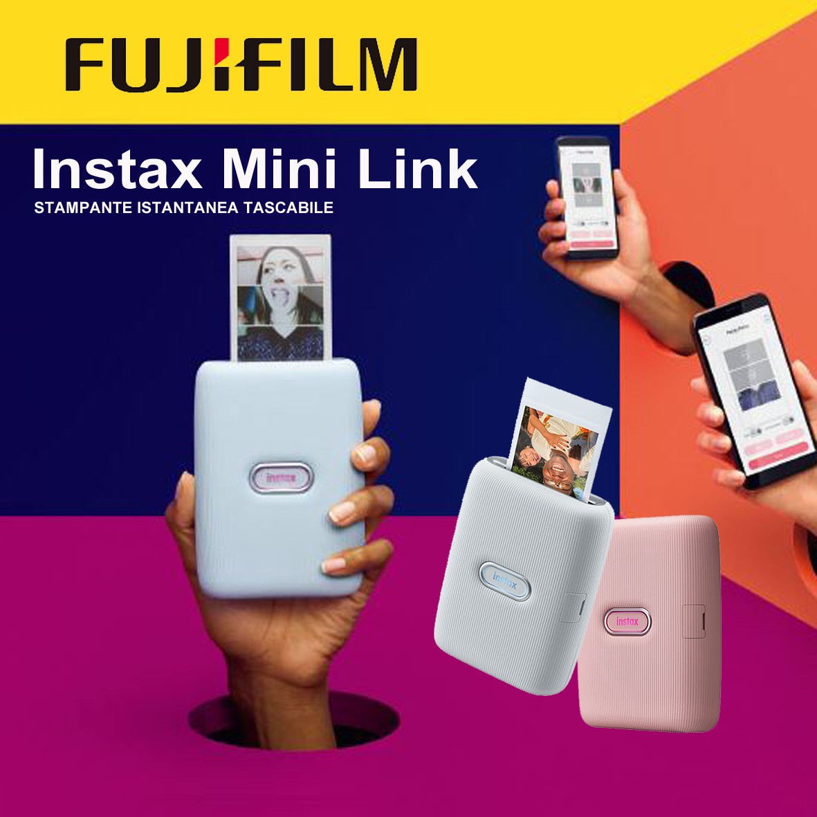 FUJI INSTAX MINI LINK STAMPANTE ISTANTANEA TASCABILE A BOLOGNA E SAN LAZZARO DI SAVENA