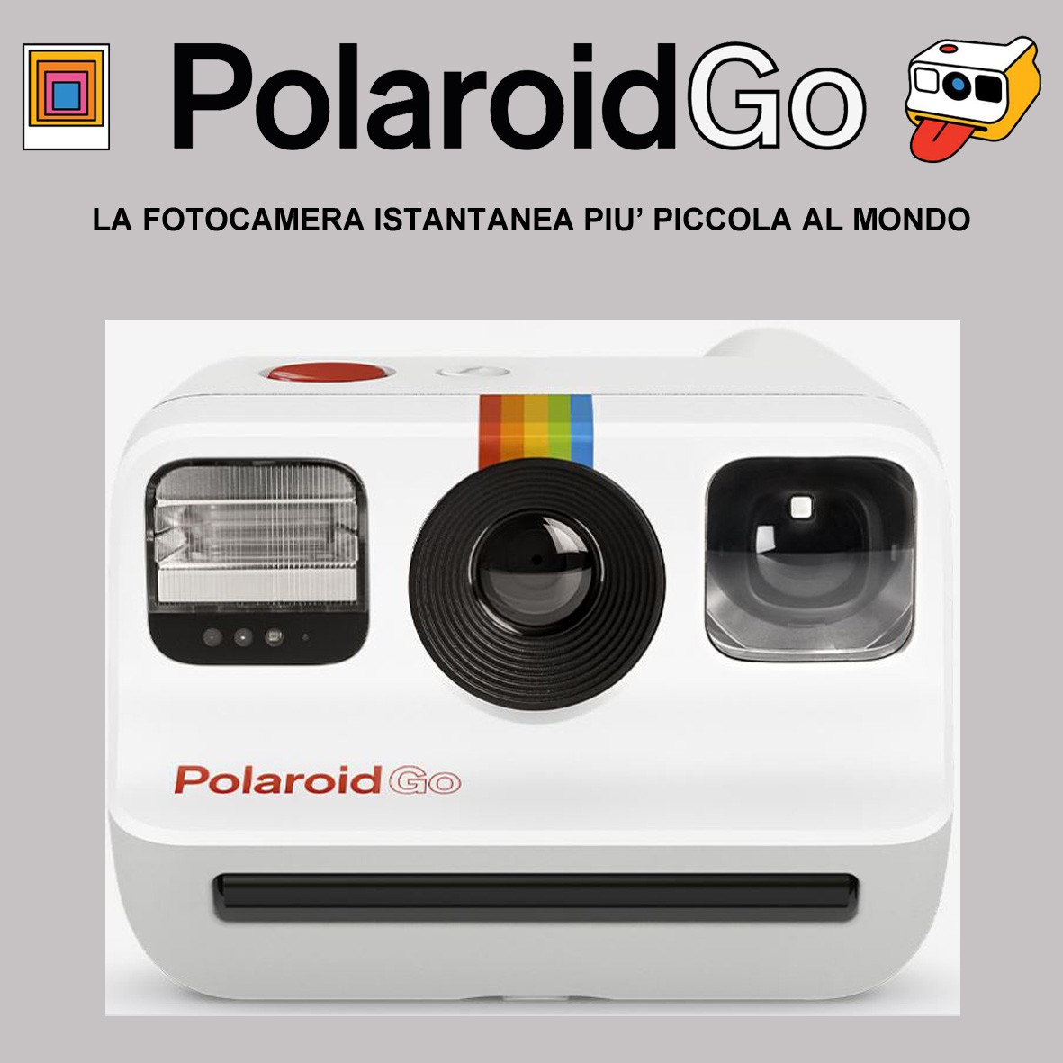 POLAROID GO FOTOCAMERA ISTANTANEA ANALOGICA IN PROMOZIONE A BOLOGNA, BOLOGNA CENTRO STORICO E SAN LAZZARO DI SAVENA  (CALABRESE FOTOTTICA GROUP)