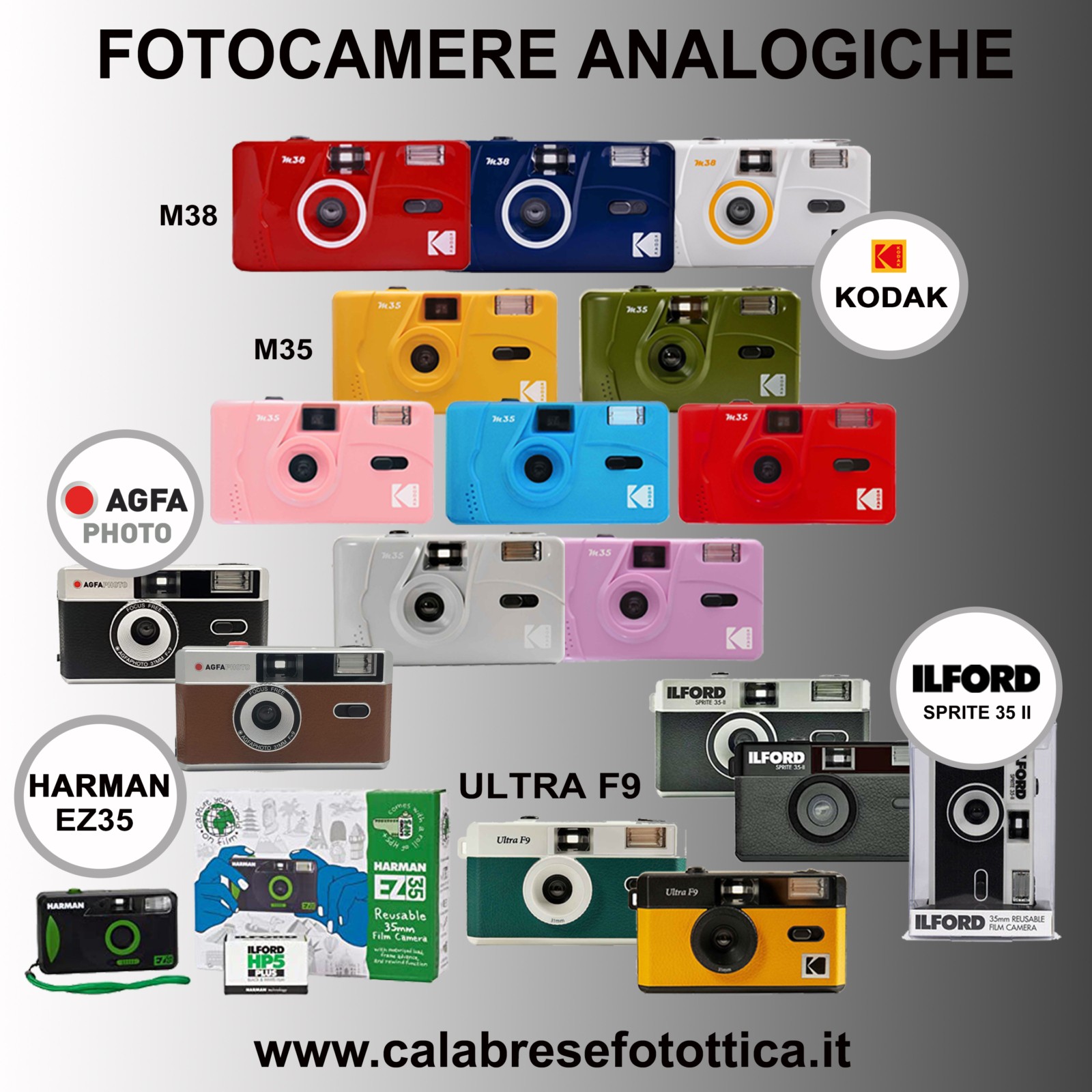 FOTOCAMERE ANALOGICHE A BOLOGNA, BOLOGNA CENTRO STORICO QUADRILATERO E SAN LAZZARO DI SAVENA: CALABRESE FOTOTTICA GROUP www.calabresefotottica.it