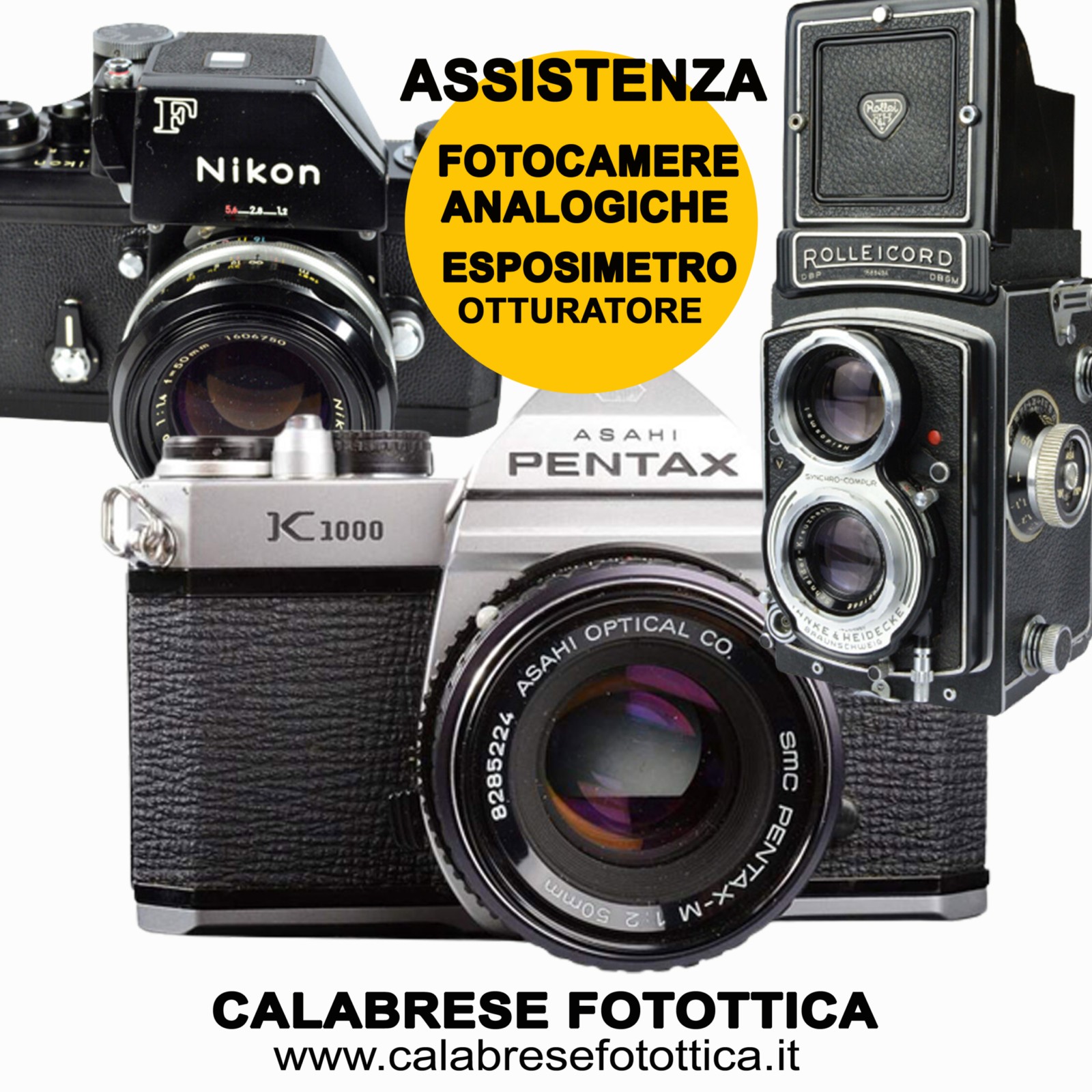 RIPARAZIONI E ASSISTENZA MACCHINE FOTOGRAFICHE DIGITALI E ANALOGICHE A BOLOGNA, BOLOGNA CENTRO STORICO E SAN LAZZARO DI SAVENA: CALABRESE FOTOTTICA www.calabresefotottica.it