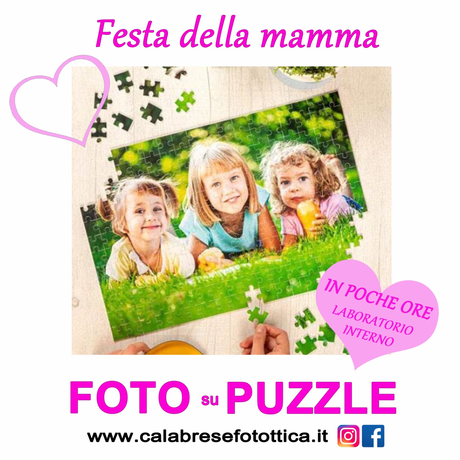 FOTO SU PUZZLE PER LA FESTA DELLA MAMMA A BOLOGNA, BOLOGNA CENTRO STORICO E SAN LAZZARO DI SAVENA: CALABRESE FOTOTTICA GROUP www.calabresefotottica.it