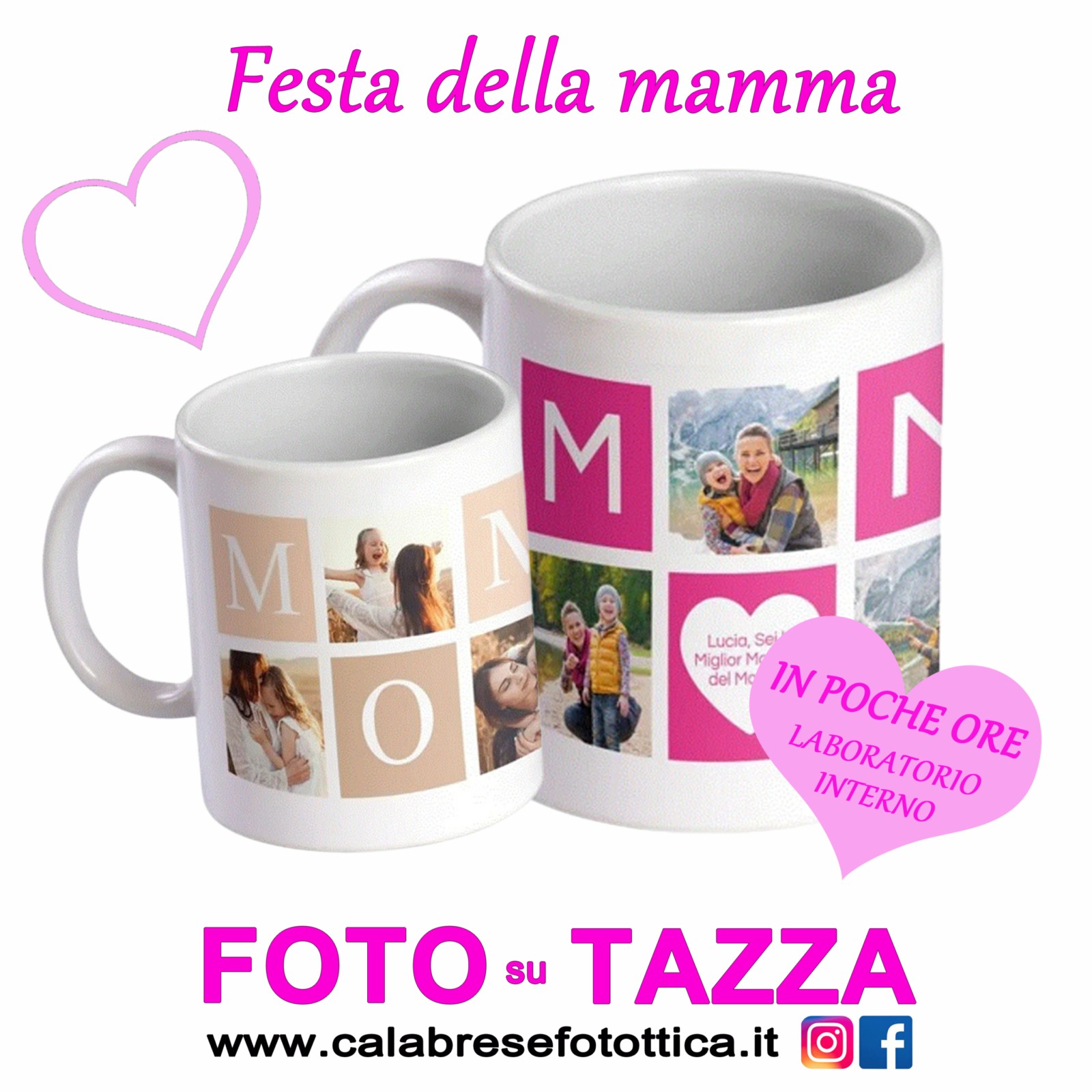 FOTO SU TAZZA PER LA FESTA DELLA MAMMA A BOLOGNA, BOLOGNA CENTRO STORICO E SAN LAZZARO DI SAVENA: CALABRESE FOTOTTICA GROUP www.calabresefotottica.it