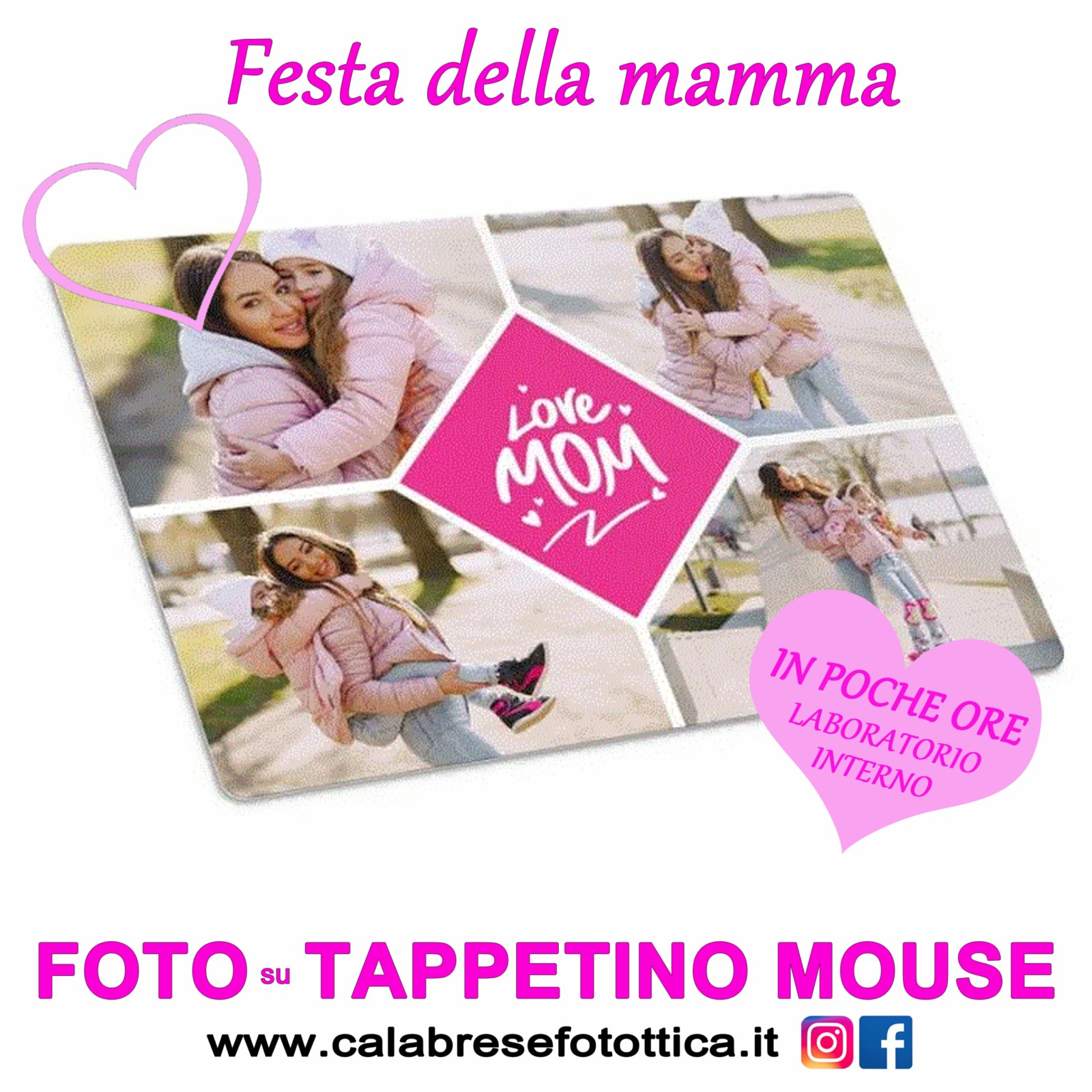 FOTO SU TAPPETINO MOUSE PER LA FESTA DELLA MAMMA A BOLOGNA, BOLOGNA CENTRO STORICO E SAN LAZZARO DI SAVENA: CALABRESE FOTOTTICA GROUP www.calabresefotottica.it
