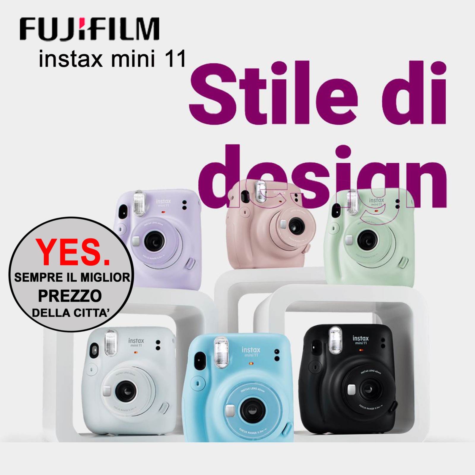 FUJI INSTAX MINI 11 FOTOCAMERA ISTANTANEA ANALOGICA A BOLOGNA, BOLOGNA CENTRO STORICO E SAN LAZZARO DI SAVENA: CALABRESE FOTOTTICA GROUP www.calabresefotottica.it