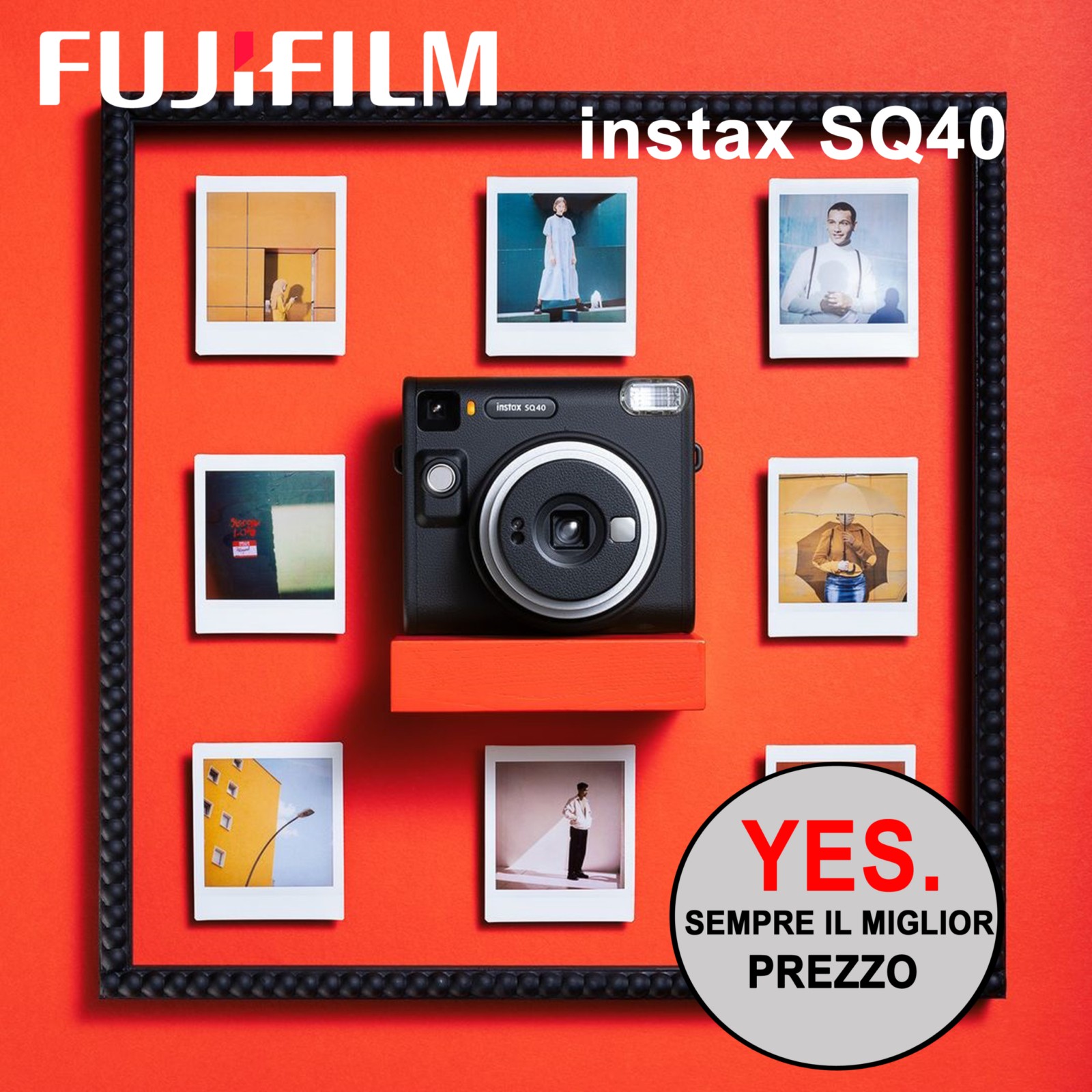 FUJI INSTAX SQUARE SQ40 FOTOCAMERA ISTANTANEA ANALOGICA A BOLOGNA, BOLOGNA CENTRO STORICO E SAN LAZZARO DI SAVENA: CALABRESE FOTOTTICA GROUP www.calabresefotottica.it