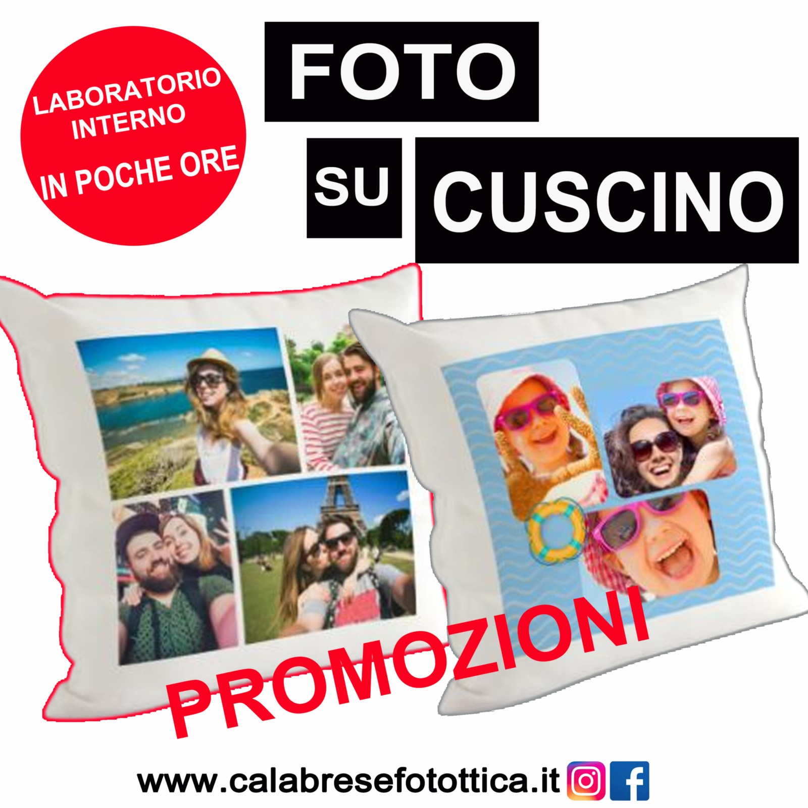 FOTO SU CUSCINO A BOLOGNA, BOLOGNA CENTRO STORICO E SAN LAZZARO DI SAVENA: CALABRESE FOTOTTICA GROUP www.calabresefotottica.it