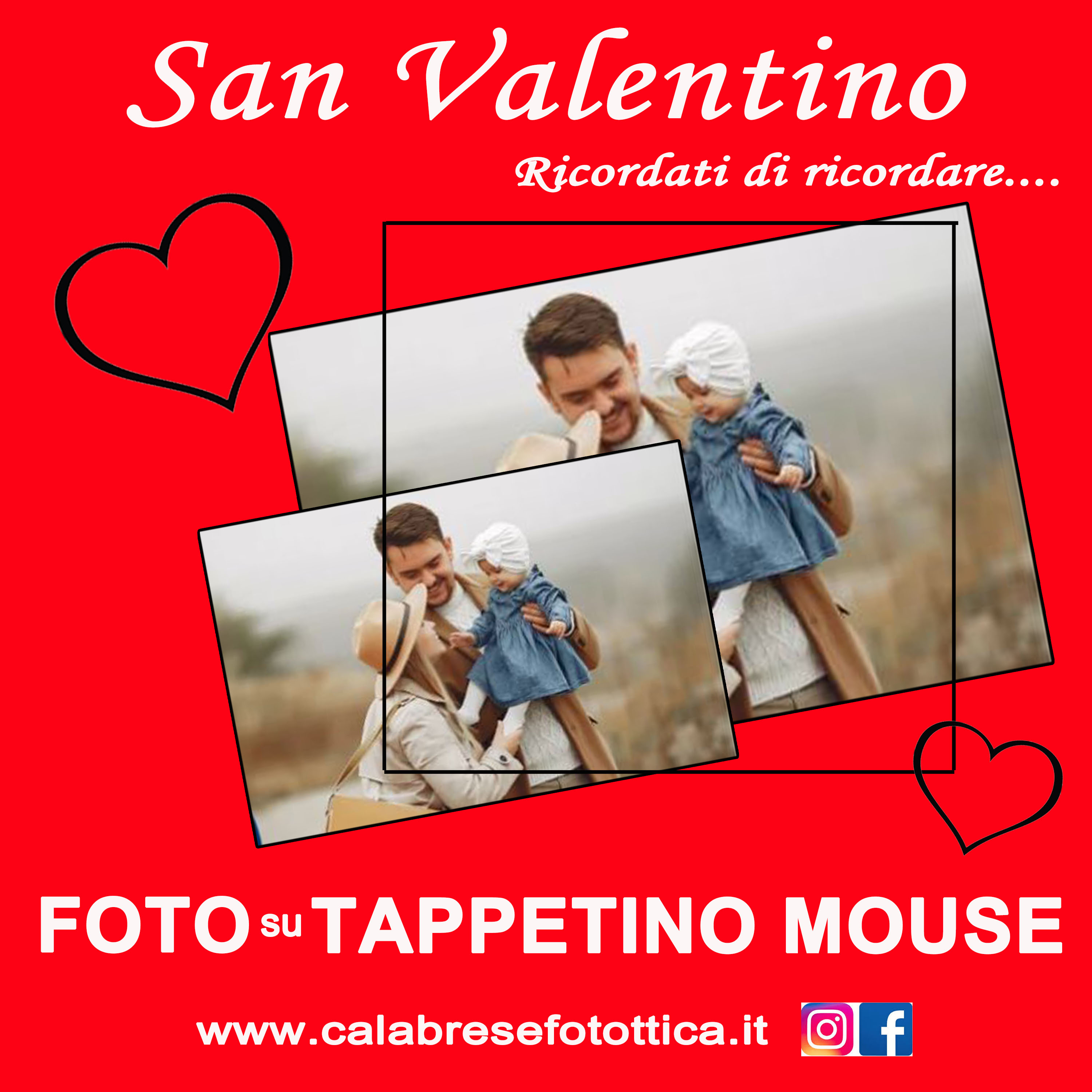 TAPPETINO MOUSE PERSONALIZZATO CON FOTO PER SAN VALENTINO A BOLOGNA, BOLOGNA CENTRO STORICO QUADRILATERO E SAN LAZZARO DI SAVENA: CALABRESE FOTOTTICA GROUP www.calabresefotottica.it
