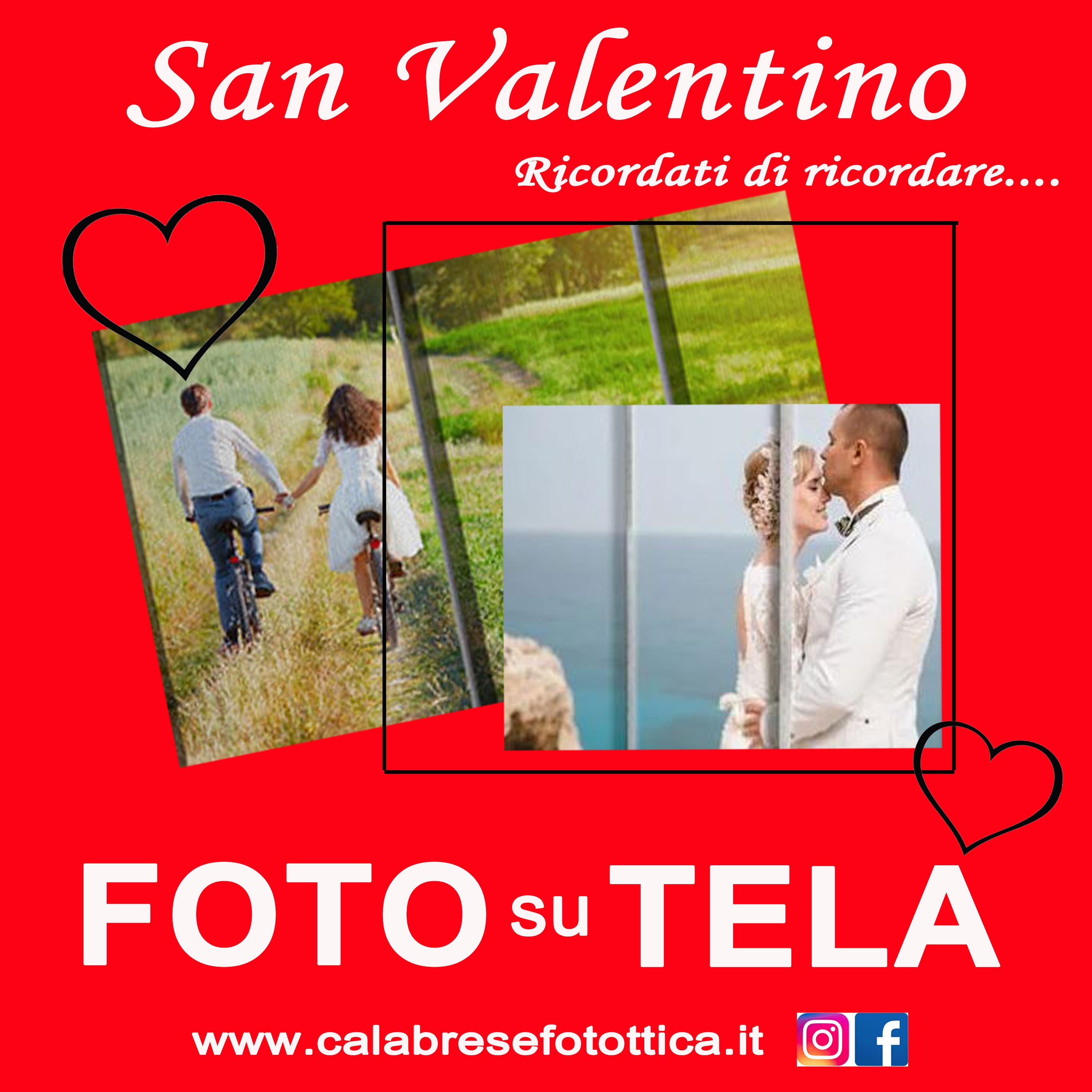 FOTO SU TELA QUADRO E PANNELLO PER SAN VALENTINO A BOLOGNA, BOLOGNA CENTRO STORICO QUADRILATERO E SAN LAZZARO DI SAVENA: CALABRESE FOTOTTICA GROUP www.calabresefotottica.it