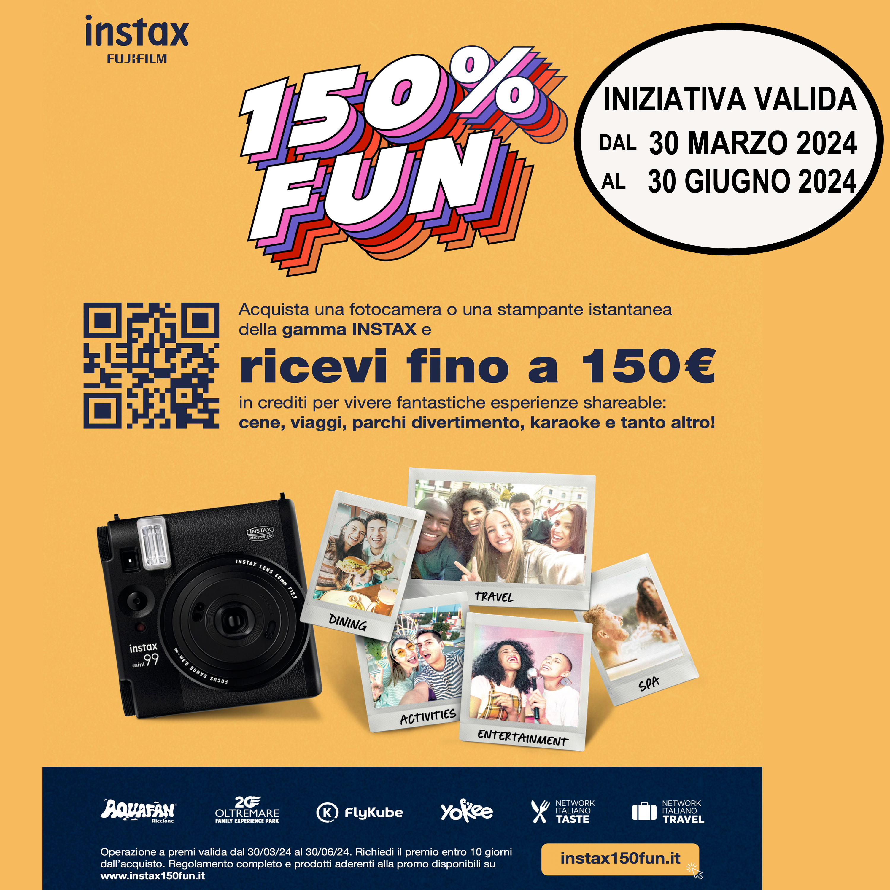 PROMOZIONE FUJI INSTAX 150% FUN A BOLOGNA, BOLOGNA CENTRO STORICO E SAN LAZZARO DI SAVENA: CALABRESE FOTOTTICA GROUP www.calabresefotottica.it