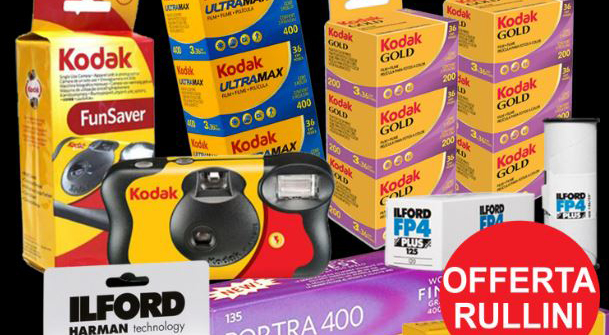 OFFERTE E PROMOZIONI PELLICOLE ANALOGICHE FILM KODAK, FUJI, ILFORD E AGFA COLORE E BIANCO NERO A BOLOGNA, BOLOGNA CENTRO STORICO E SAN LAZZARO DI SAVENA. CALABRESE FOTOTTICA GROUP www.calabresefotottica.it