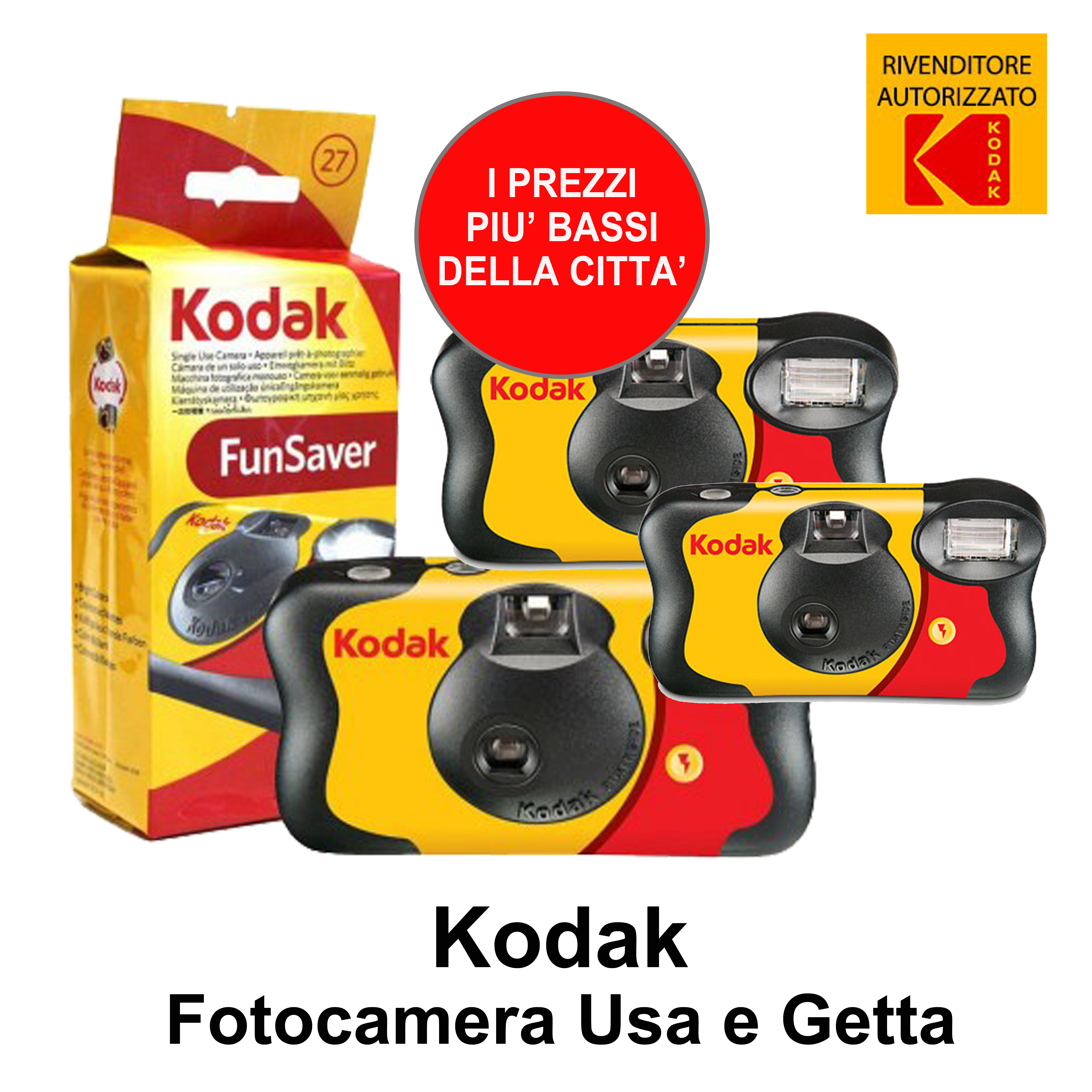 Fotocamere analogiche usa e getta Kodak a Bologna centro storico quadrilatero: PHOTO+OPTICAL (CALABRESE FOTOTTICA)