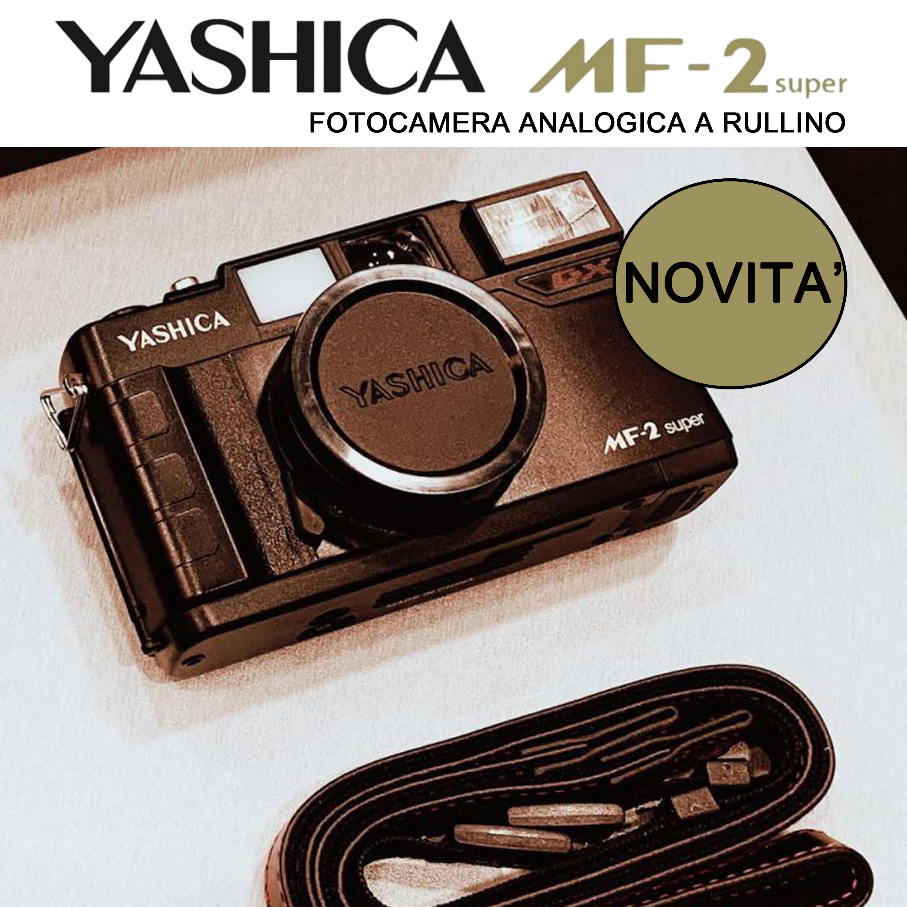 YASHICA MF-2 FOTOCAMERA ANALOGICA A RULLINO NOVITA’ A BOLOGNA, BOLOGNA CENTRO STORICO E SAN LAZZARO DI SAVENA CALABRESE FOTOTTICA GROUP: www.calabresefotottica.it