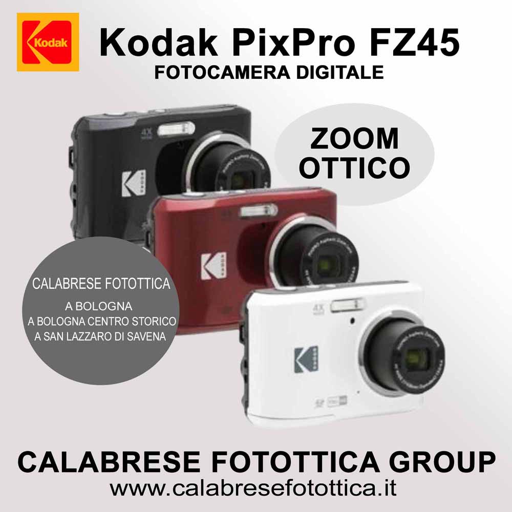 FOTOCAMERE COMPATTE DIGITALI KODAK A BOLOGNA, BOLOGNA CENTRO STORICO E SAN LAZZARO DI SAVENA: CALABRESE FOTOTTICA GROUP www.calabresefotottica.it