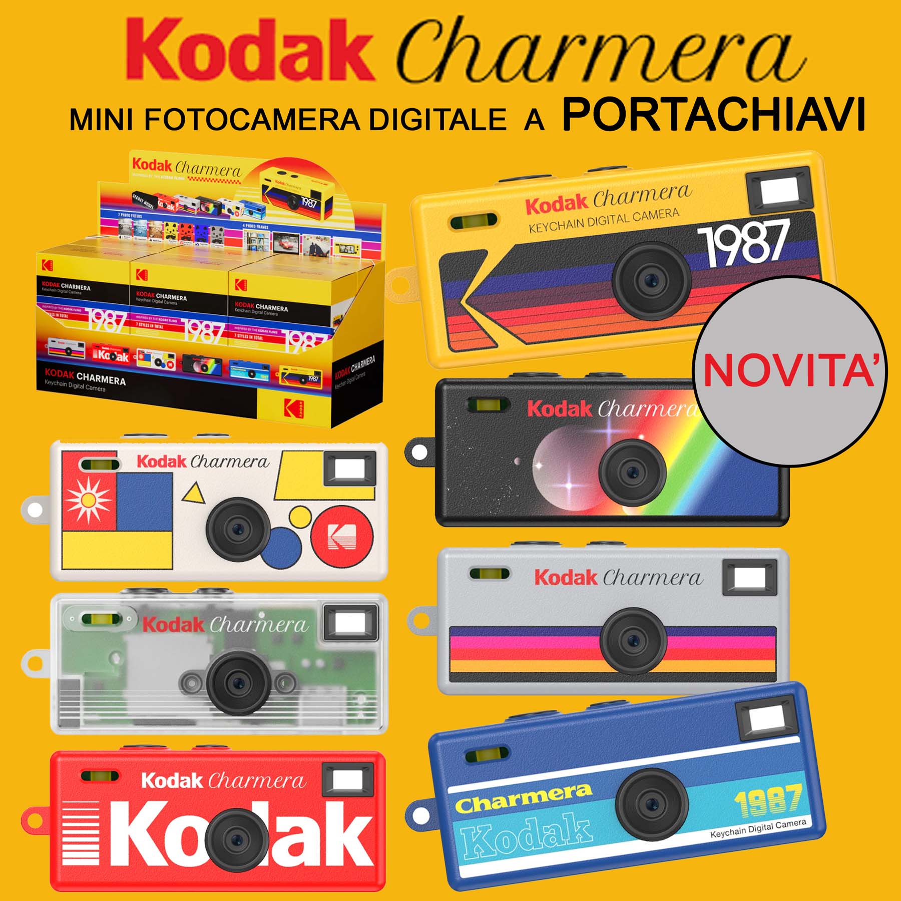 KODAK CHARMERA: Mini fotocamera digitale portachiavi a Bologna e San Lazzaro di Savena (CALABRESE FOTOTTICA)